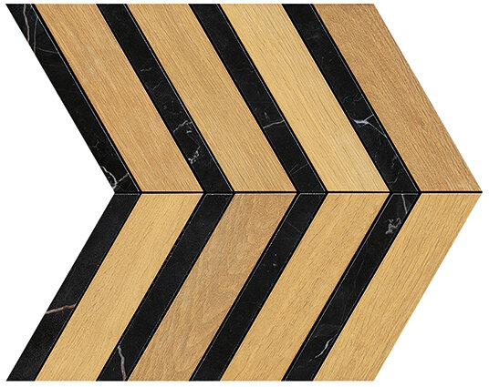 Мозаика Heartwood Malt Marble Chevron 29,4x28,7 (AO3K)