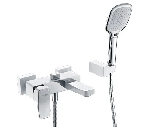 Смеситель Wasserkraft Aller 1060White для ванны с коротким изливом 1061WHITE