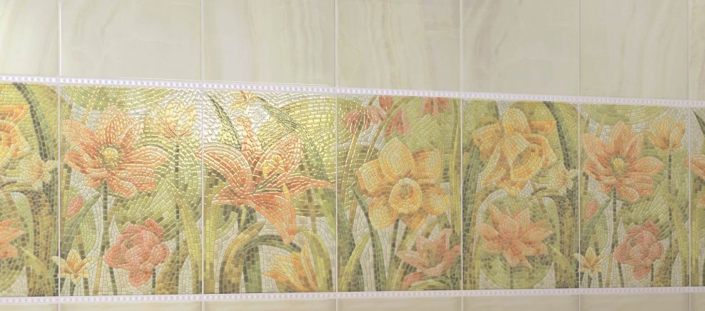 Керамогранит Kerama Marazzi Летний сад фисташковый 40,2х40,2