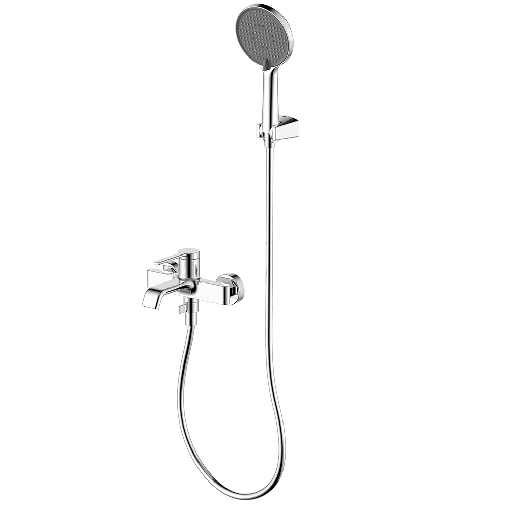 Смеситель для ванны с душем AQUAme Asti AQM6412CR хром глянец