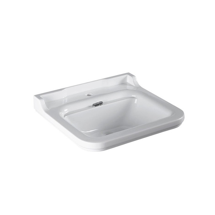 Раковина Kerasan Waldorf, 60x24, 4140K1bi/cr*1, белая