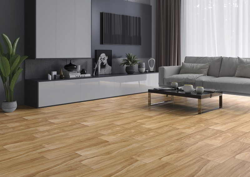 Керамогранит Cersanit Deepwood бежевый рельеф 18,5х59,8