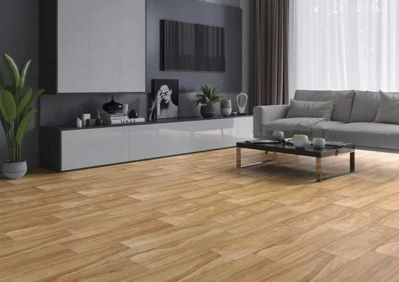 Керамогранит Cersanit Deepwood бежевый рельеф 18,5х59,8