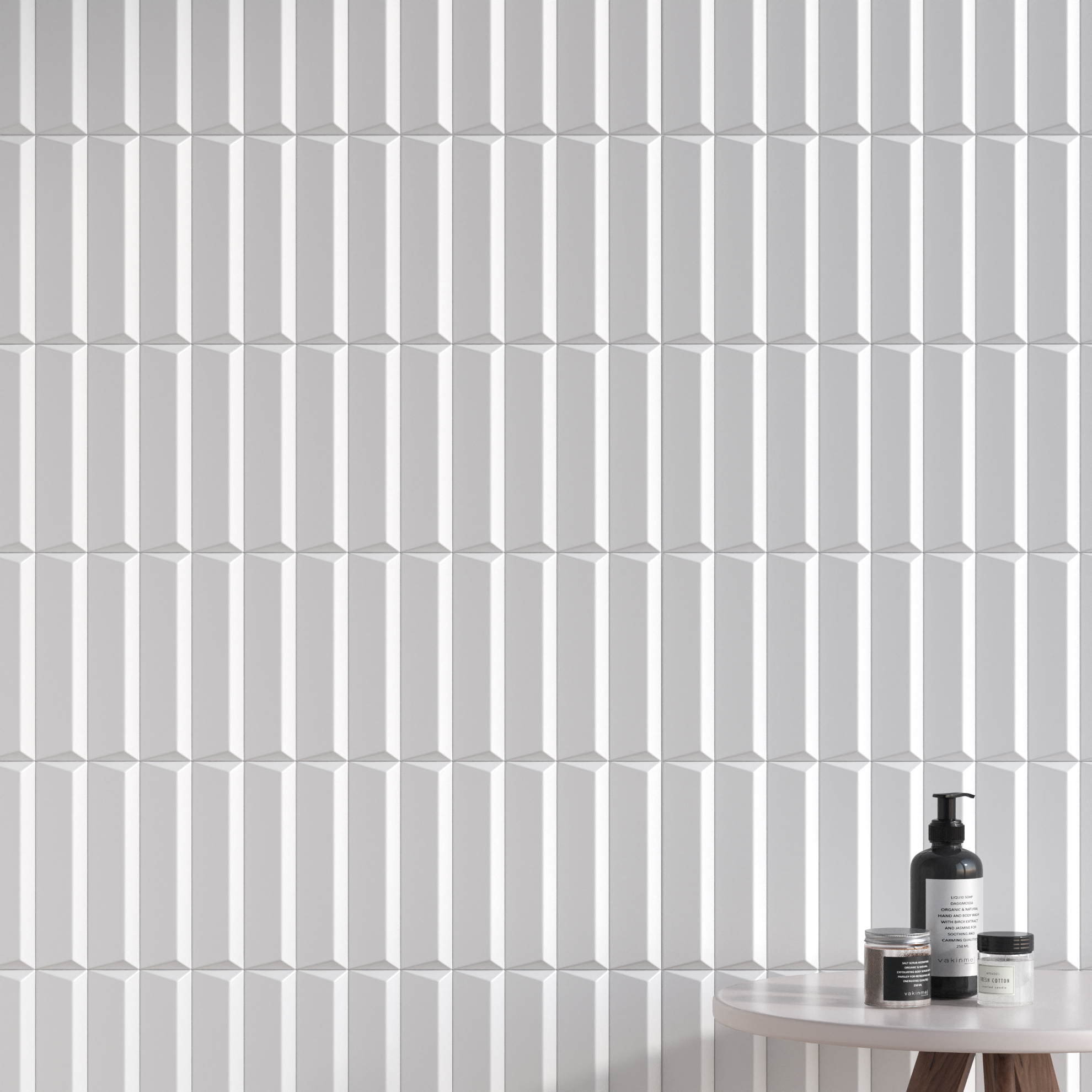 Керамическая плитка Ape Ceramica Плитка Cups Snow 5х20