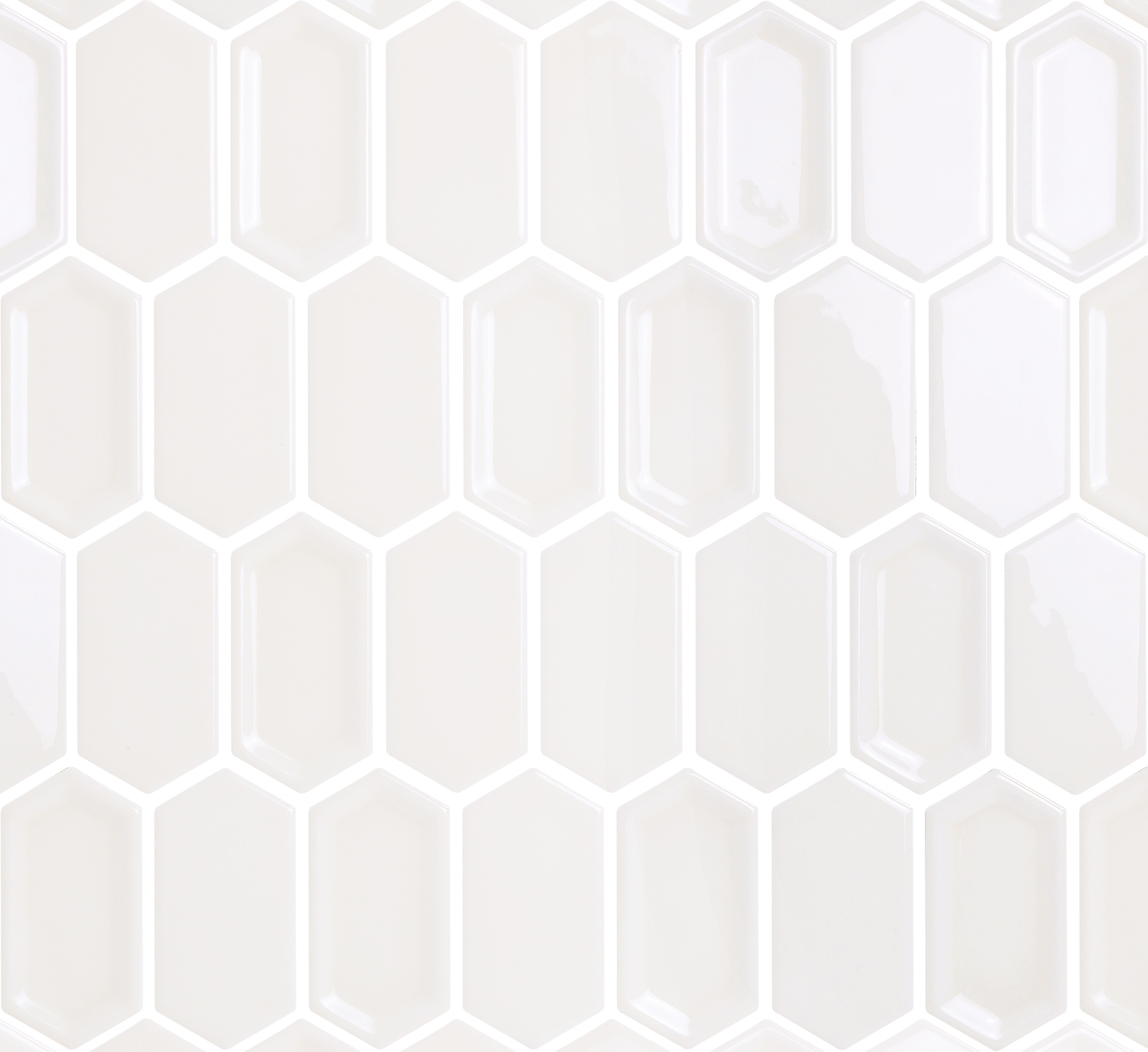 Мозаика LeeDo & Caramelle Crayon White glos (38x76x8) 27,8x30,4