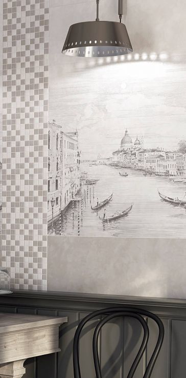 Керамическая плитка Kerama Marazzi Бордюр Город на воде 8х25