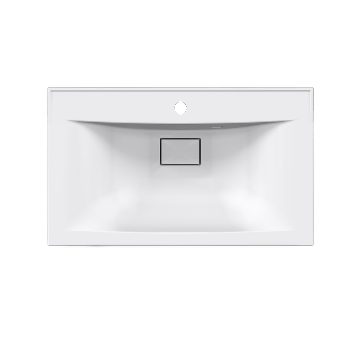 Раковина Vincea из искусственного камня, цвет белый, VCB-3M750W