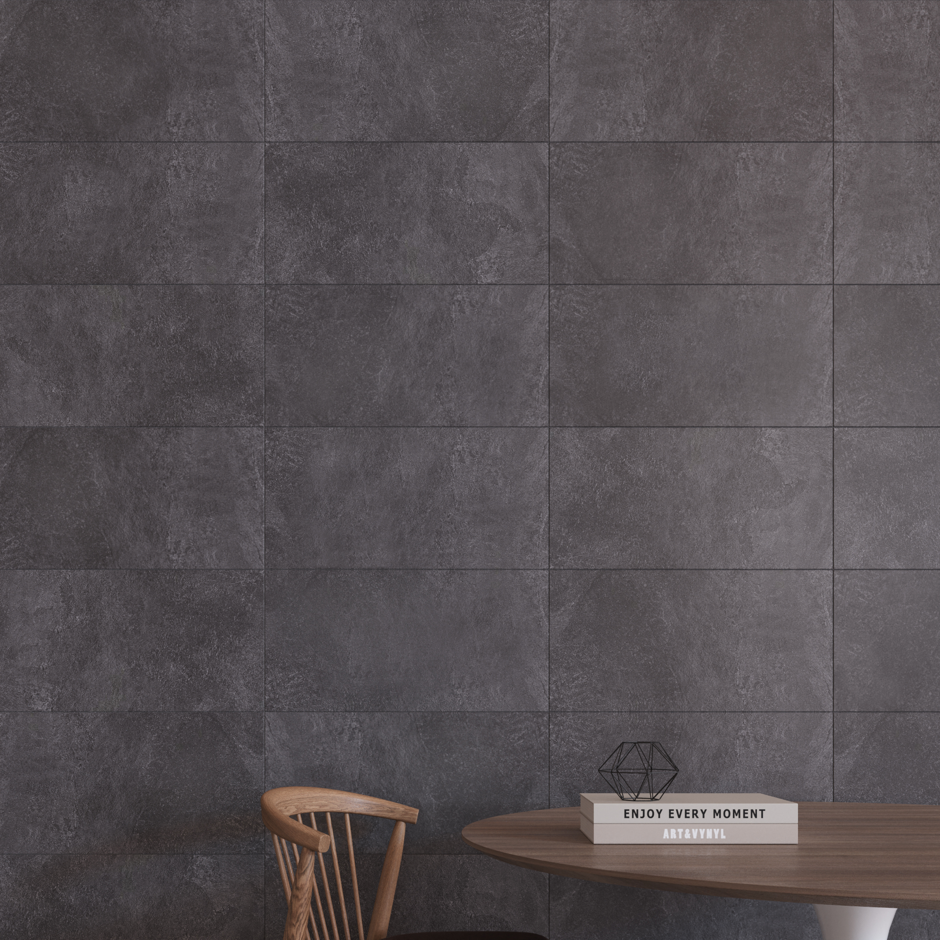 Керамогранит Kerama Marazzi Про Стоун антрацит обрезной 30х60