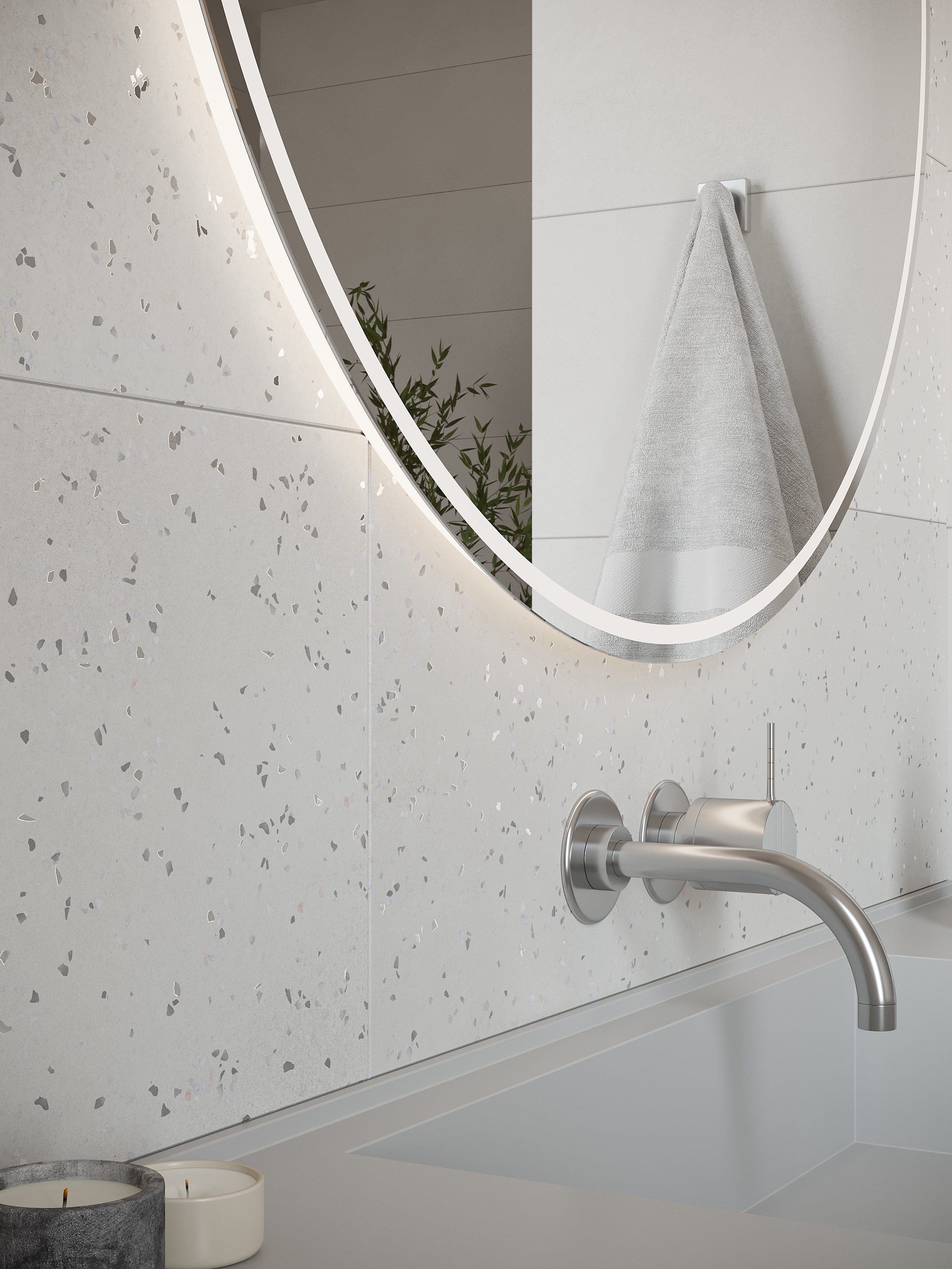 Керамическая плитка Creto Плитка Estetika light 30х90
