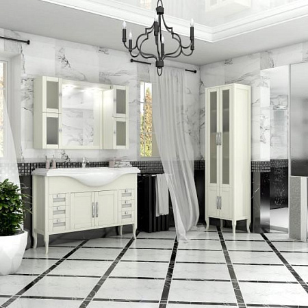 Тумба OPADIRIS Мираж 120, слоновая кость (Р)