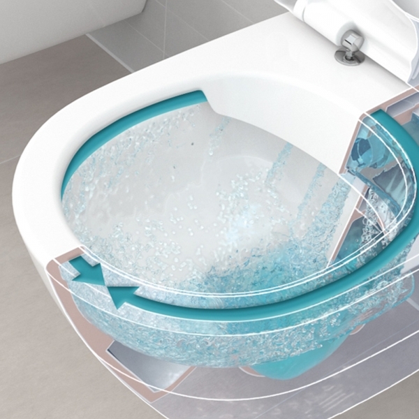 Подвесной унитаз Villeroy & Boch Architectura 4694HR01 с сиденьем микролифт
