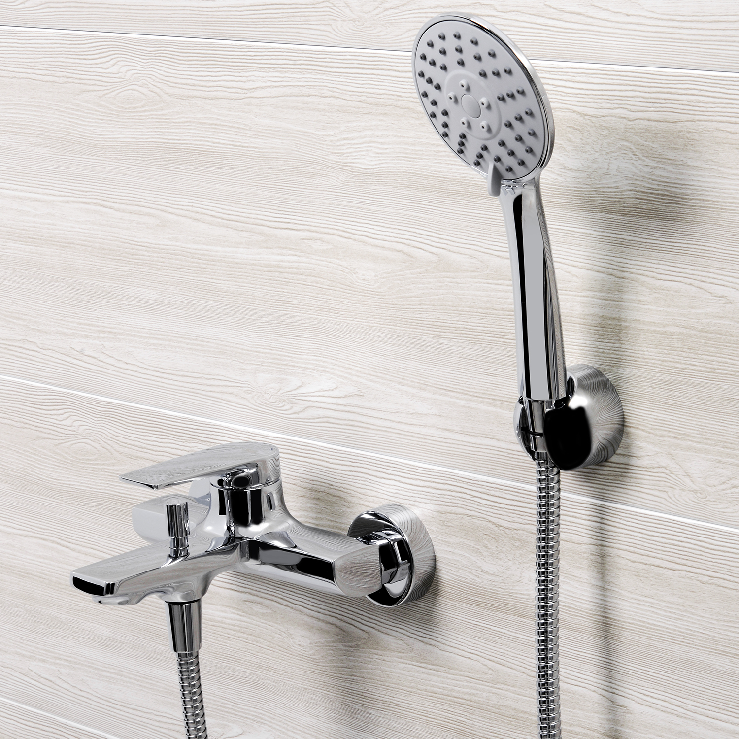 Смеситель Wasserkraft Lopau 3200 для ванны с коротким изливом 3201