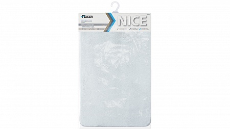 Fixsen NICE FX-9002C Коврик для ванной Fixsen Nice, голубой, 1-ый (50х80 см)