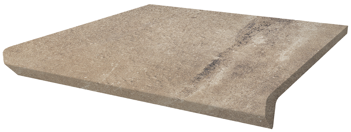 Клинкер Paradyz Ступень прямая с капиносом SCANDIANO OCHRA KAPINOS STOPNICA PROSTA 30X33 G1