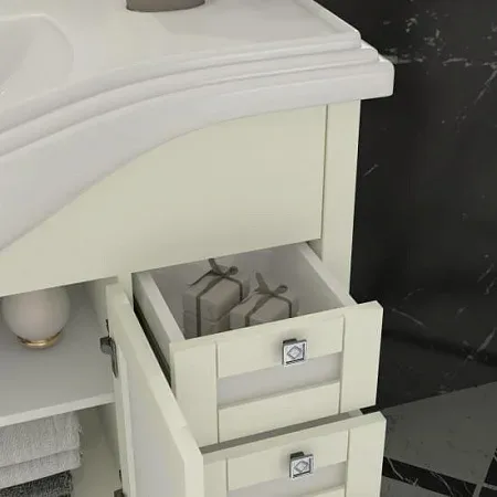 Тумба OPADIRIS Мираж 120, слоновая кость (Р)