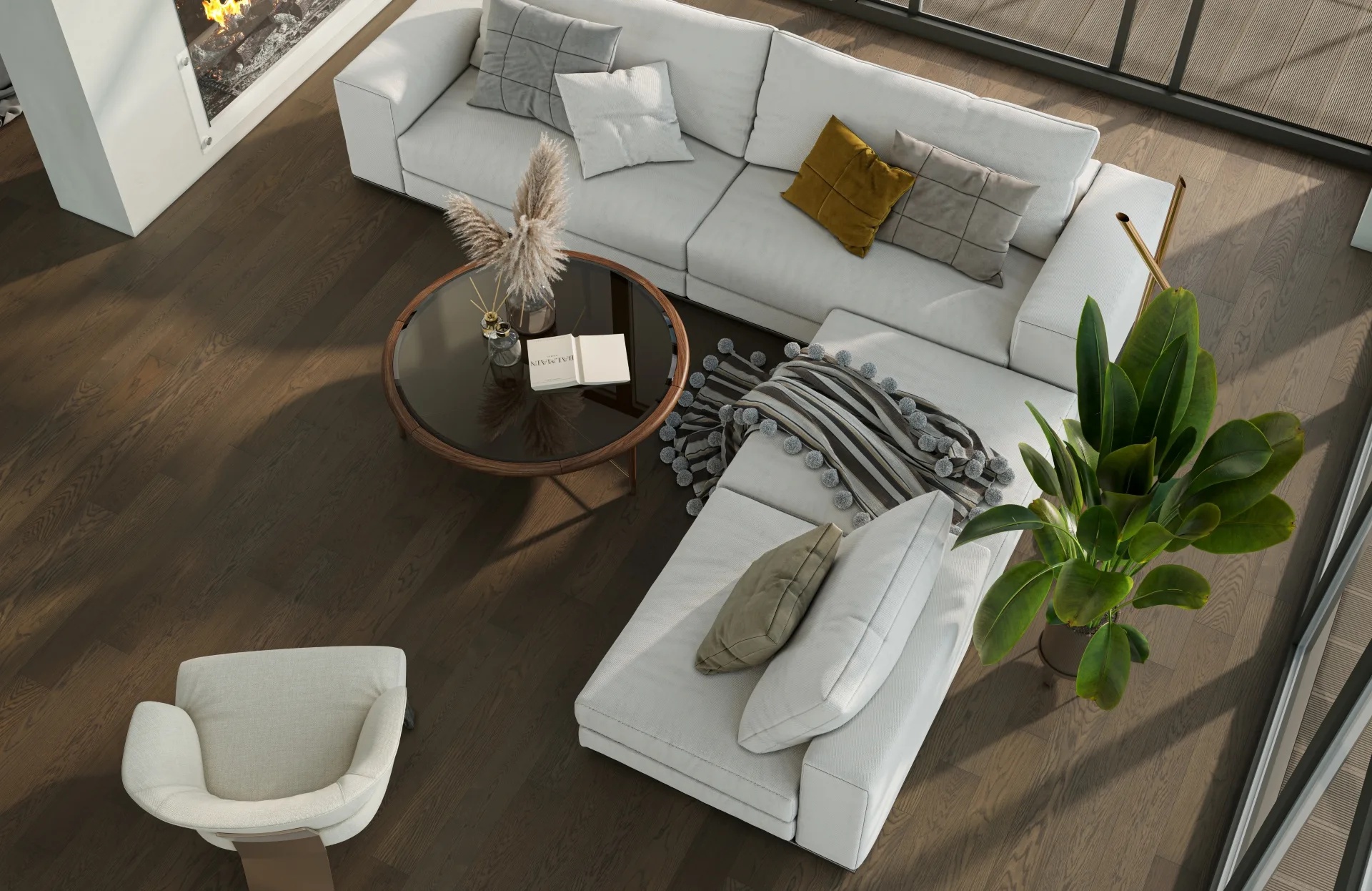 Кварцевый паркет Quartz Parquet Классик 5 мм Дуб Рустикальный 410