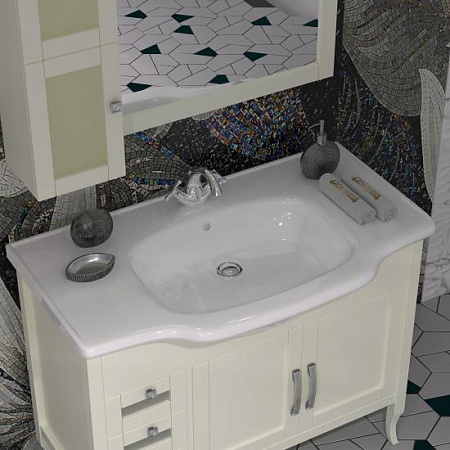 Тумба OPADIRIS Мираж 100, слоновая кость (Р)