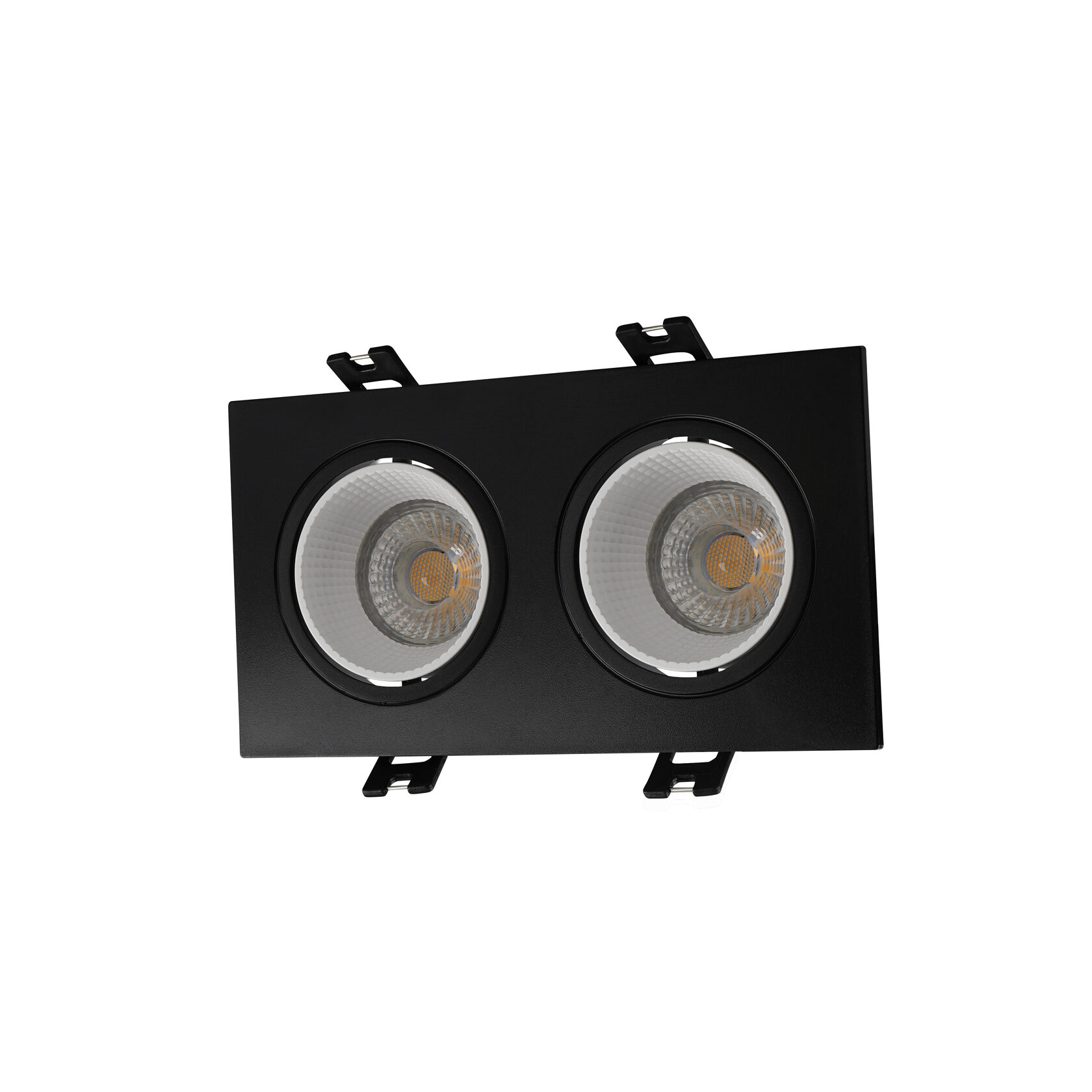 Точечный встраиваемый светильник Denkirs DK3072-BK+WH