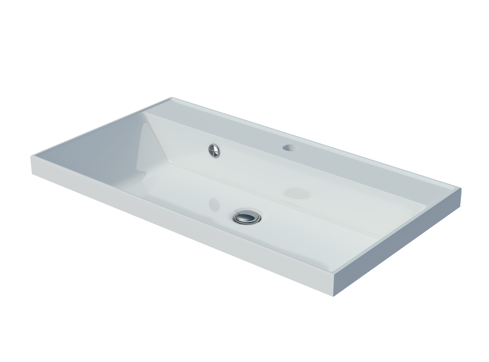 Раковина AQUAme Classica 80 см 4627173210188 белая