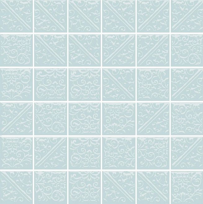 Керамическая плитка Kerama Marazzi Плитка Ла-Виллет бирюзовый светлый 30,1х30,1