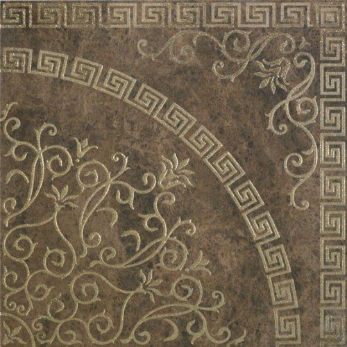 Керамическая плитка Ape Ceramica Декор Roseton Arka Marron 45х45