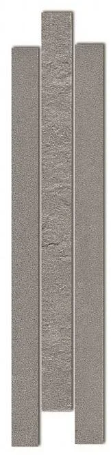Керамогранит Kerama Marazzi Бордюр Про Стоун серый темный мозаичный 7,3х32