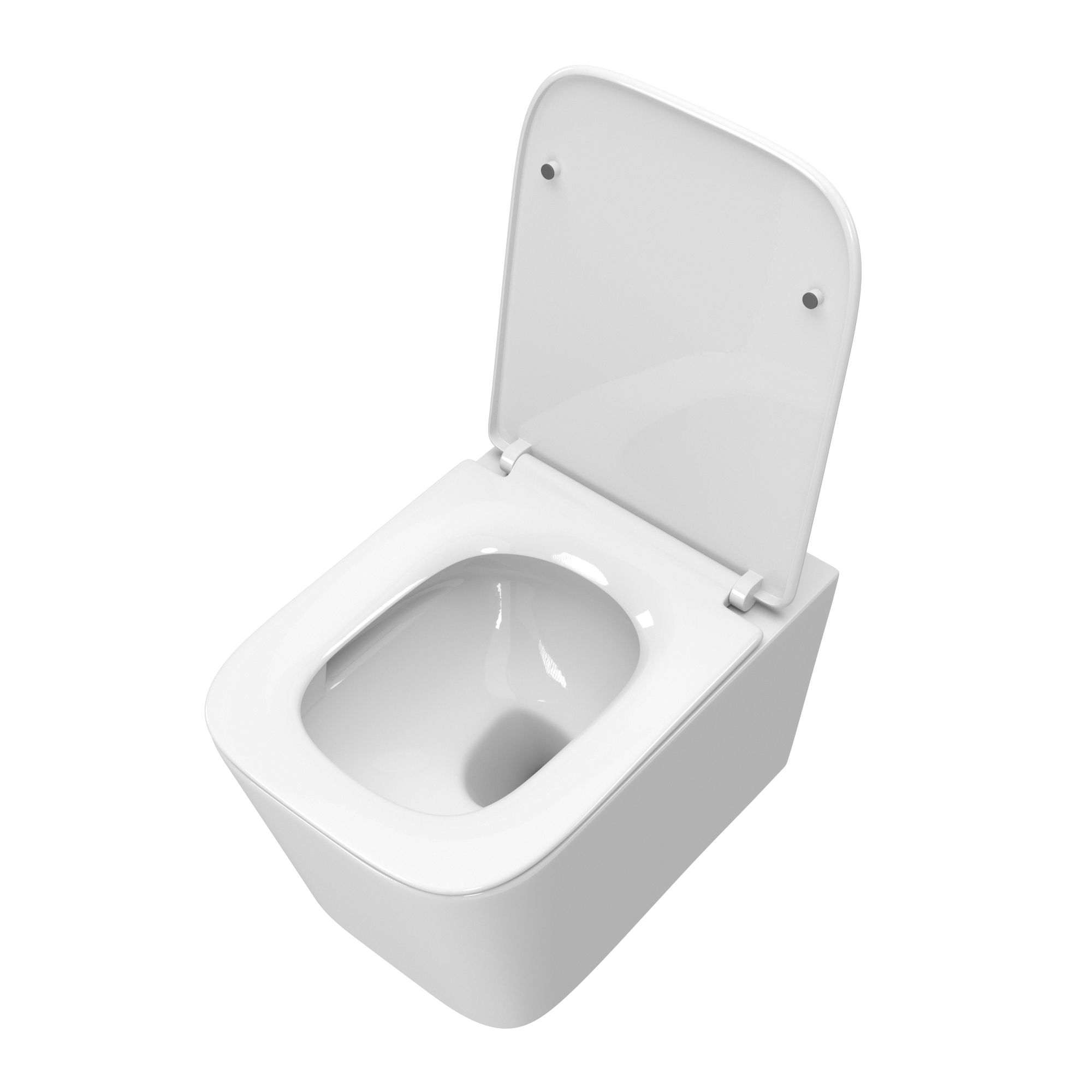 Унитаз подвесной безободковый BelBagno Due BB5171CH-TOR/SC с крышкой-сиденьем микролифт, белый