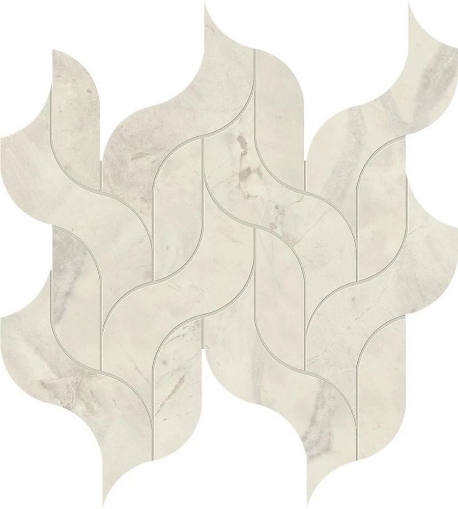 Мозаика Marvel Calacatta Perla Mosaico Waterfall Lappato (AF8T)