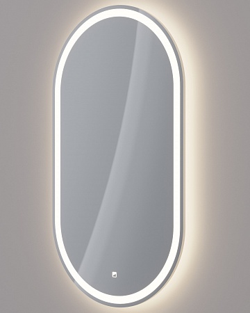 Зеркало Dreja LUNO 55х100 см, сенсорный выключатель, LED-подсветка, ф-я антизапотевания