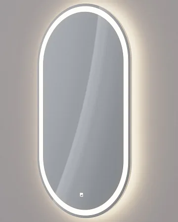 Зеркало Dreja LUNO 55х100 см, сенсорный выключатель, LED-подсветка, ф-я антизапотевания