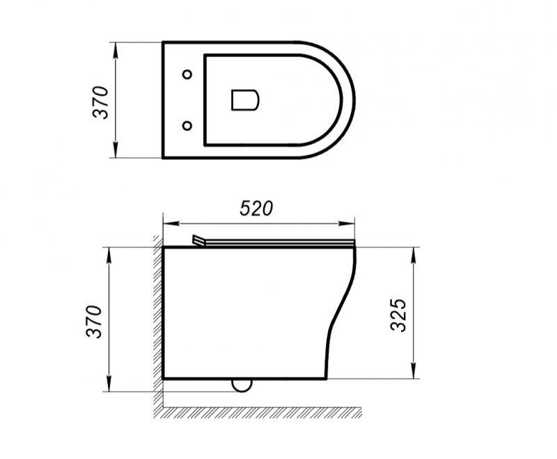 Унитаз подвесной безободковый BelBagno Acqua BB340CHR белый