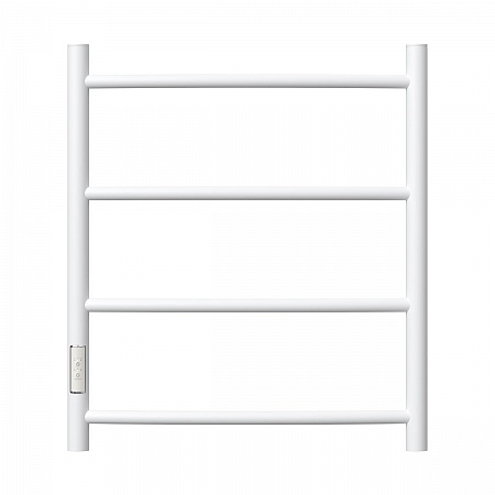 Полотенцесушитель электрический Point Афина PN04756W П4 500x600 диммер слева, белый