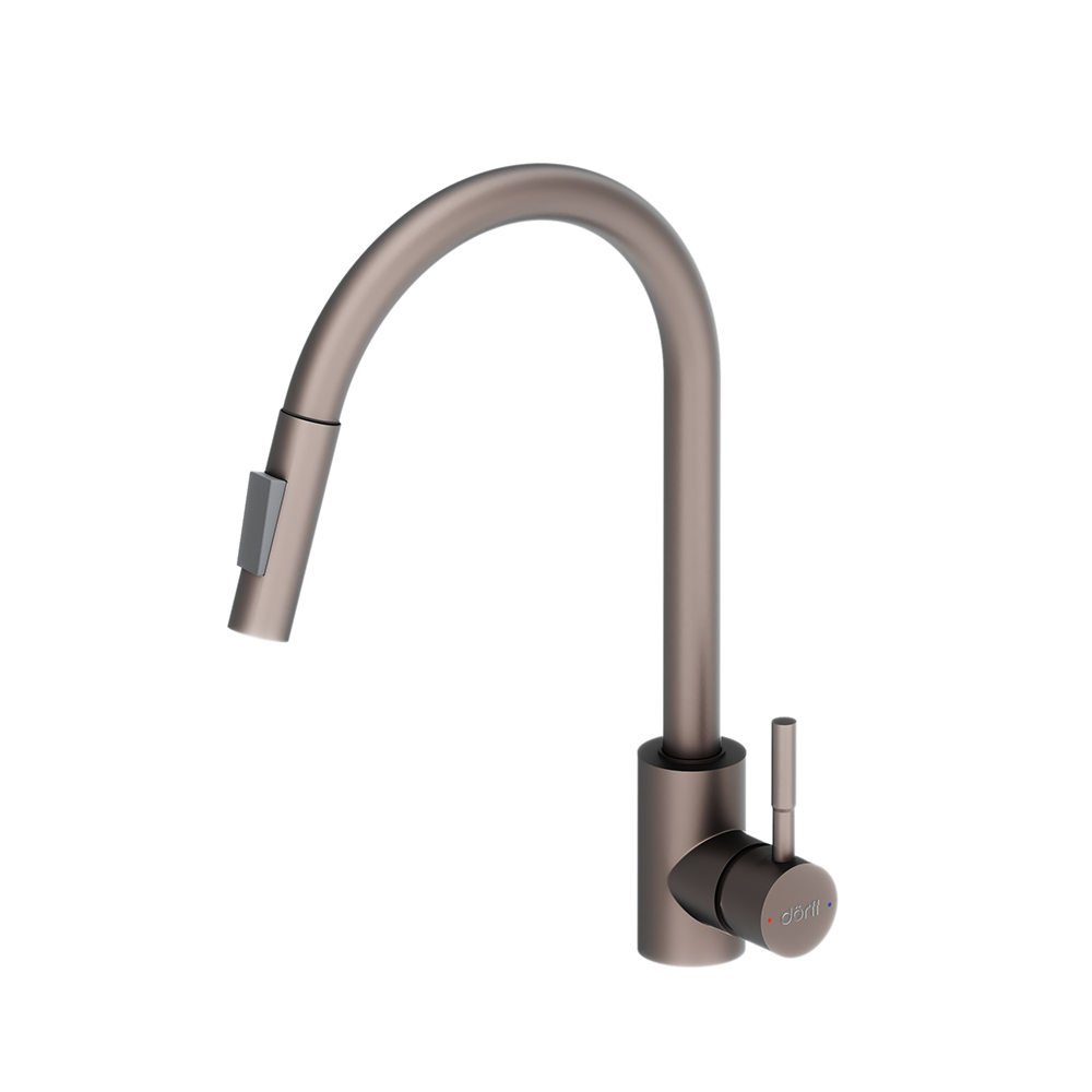 Смеситель для кухонной мойки Dorff Logic D3007511 сатин матовый