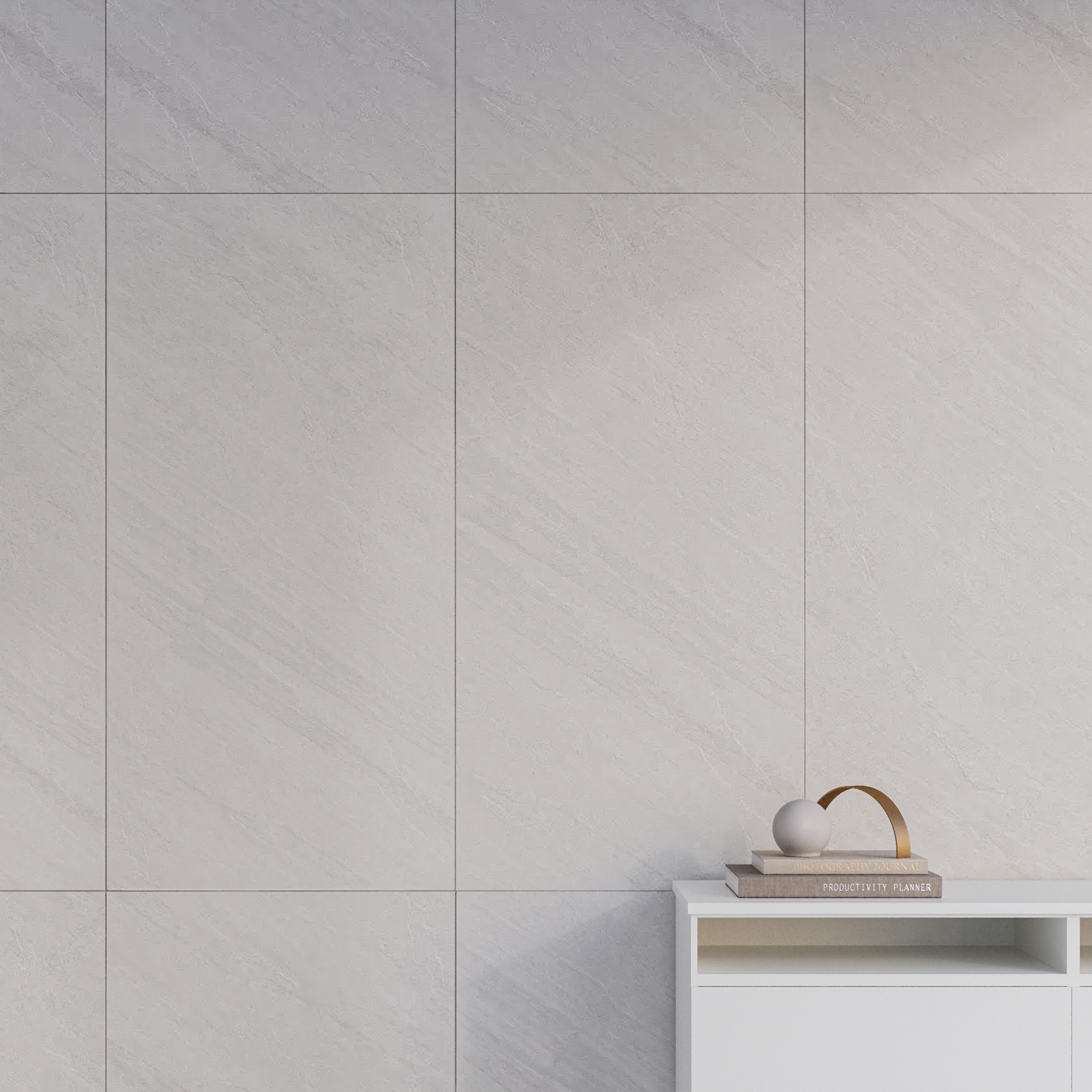 Керамогранит Marazzi Italy Lavagna Bianco rett. 75х150