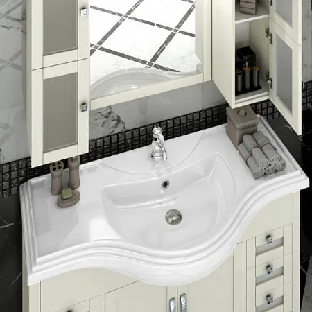 Тумба OPADIRIS Мираж 120, слоновая кость (Р)