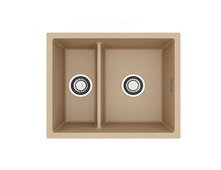 Мойка кухонная Alveus OMNI 50 GRANITAL BEIGE-G55 550x450x198 с сифоном 1150202