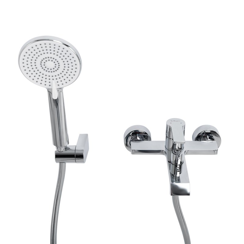 Смеситель для ванны с душем BelBagno Aurora AURORA-VASM-CRM хром глянцевый