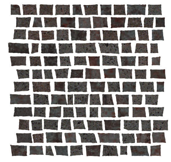 Мозаика Serenissima Cir Costruire Random Metallo Ruggine 30х30