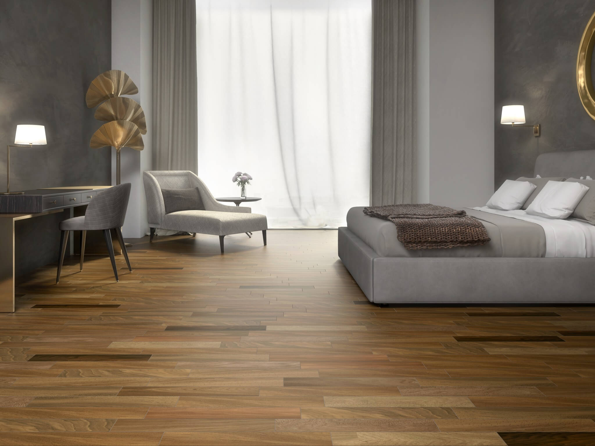 Керамогранит Kerama Marazzi Селект Вуд беж темный обрезной 9,6х60
