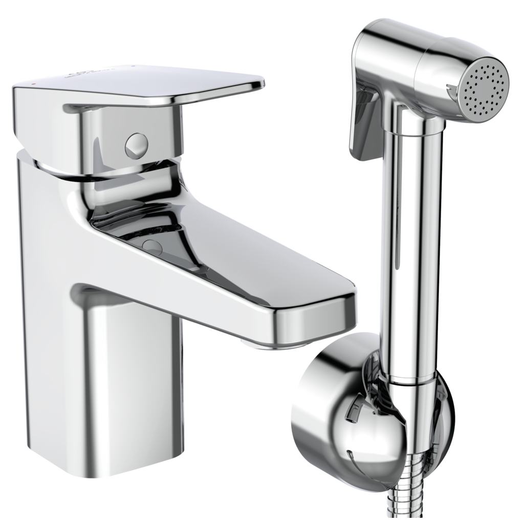 Смеситель для раковины с гигиеническим душем Ideal Standard Ceraplan BD231AA хром глянец