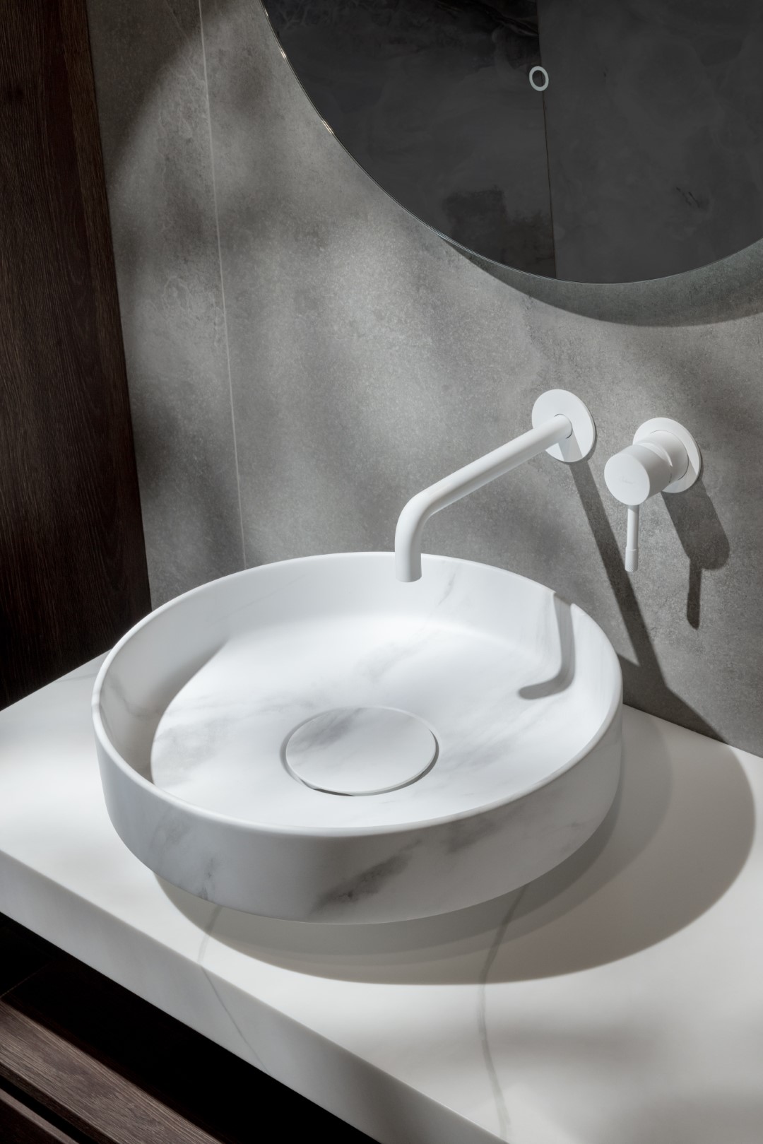 Раковина Boheme Corian 40 см 801-CLCT Calacatta
