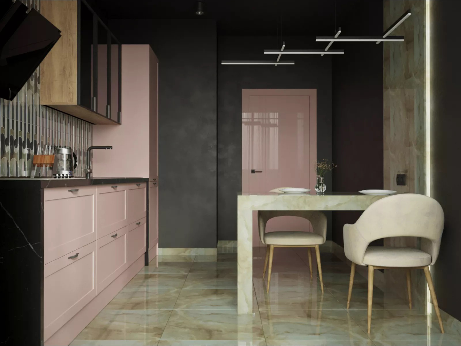 Керамогранит Kerama Marazzi Джардини зеленый обрезной лаппатированный 60х60