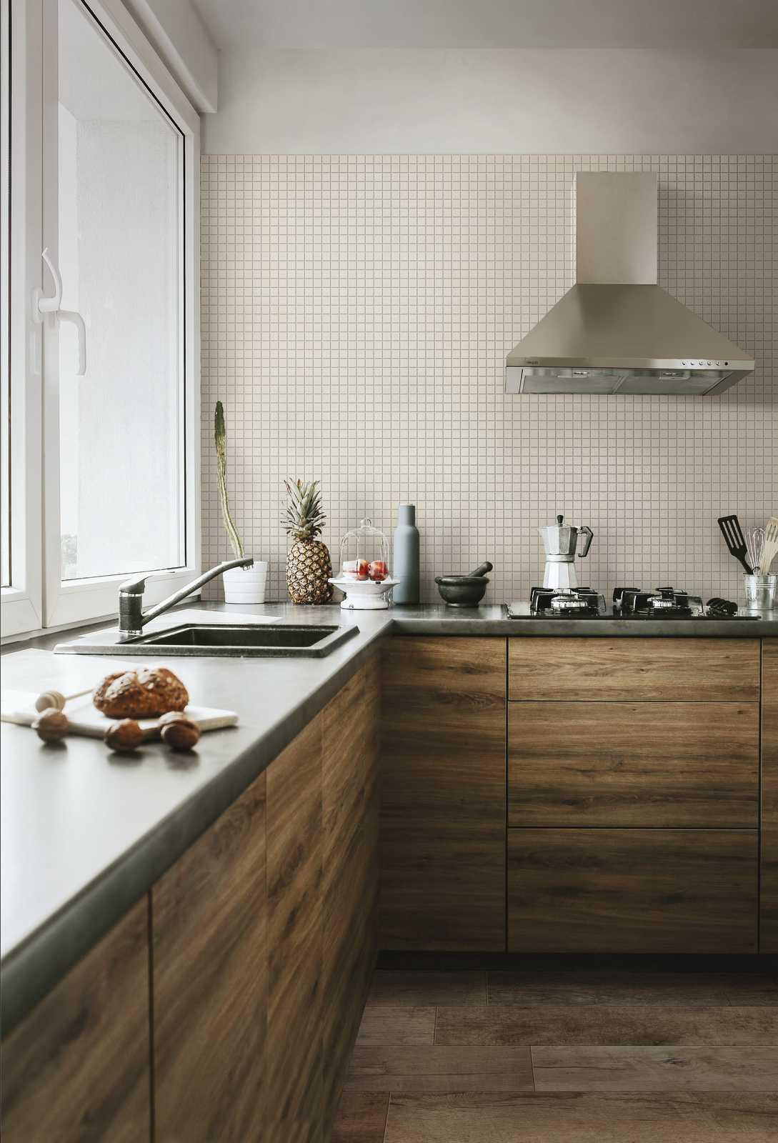 Керамическая плитка Marazzi Italy Плитка Outfit Grey Struttura Tetris 3D 25x76