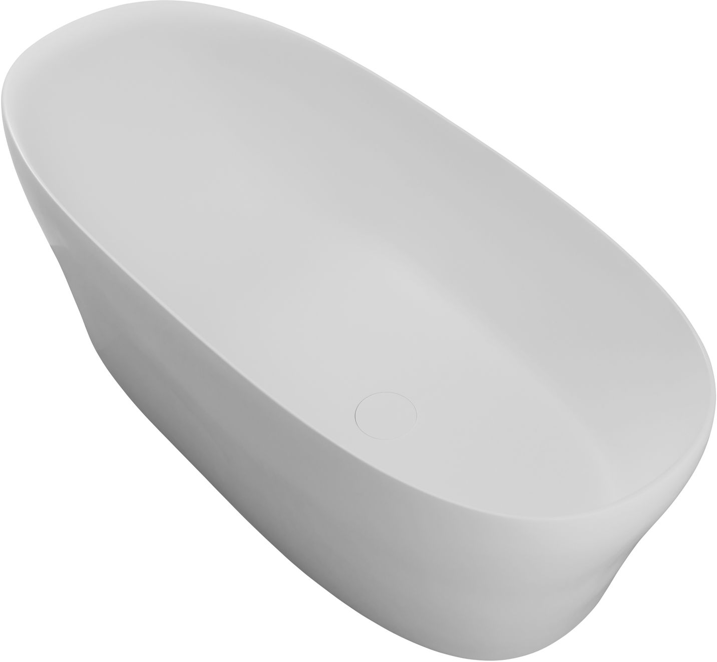 Ванна из искусственного камня 180х80 см Allen Brau Solid Stone Krion Neo XL 2.35002.21 матовая белая