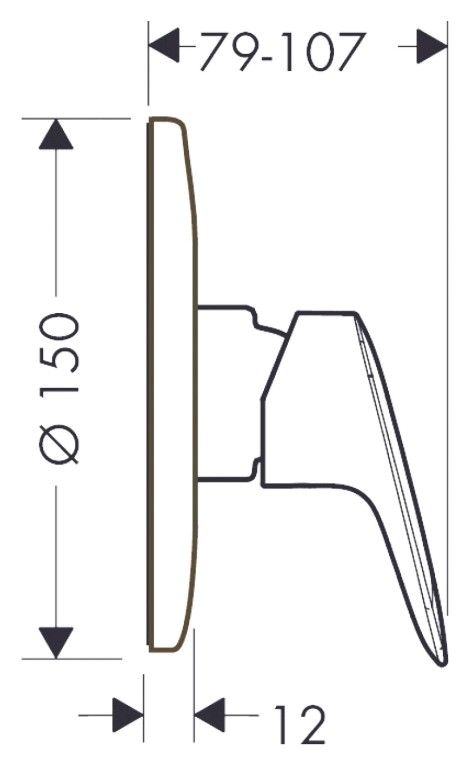 Смеситель для душа Hansgrohe Logis 71606000