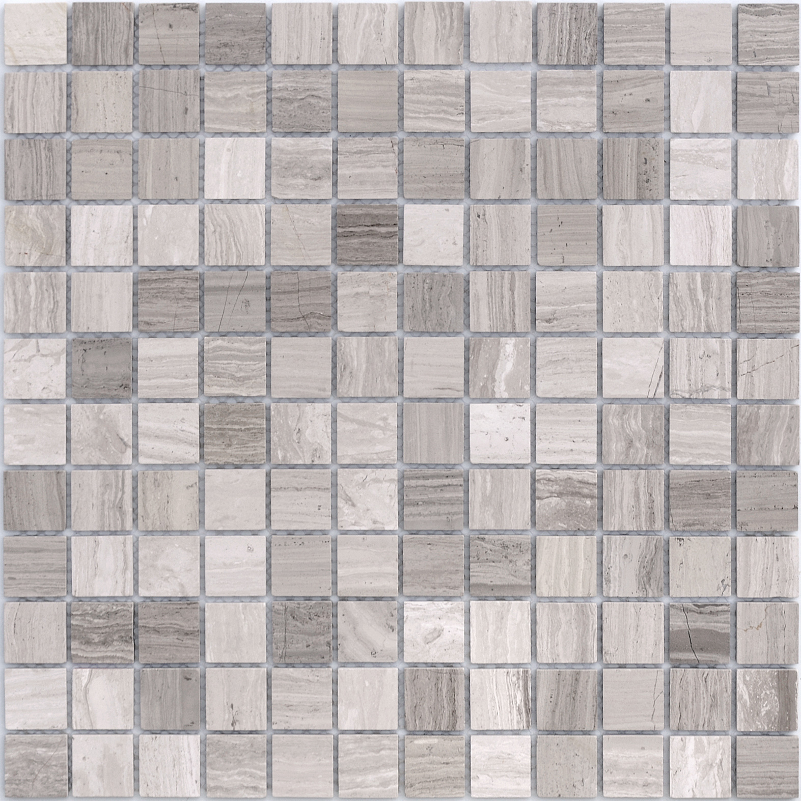 Мозаика Caramelle Travertino Silver POL 23x23x4