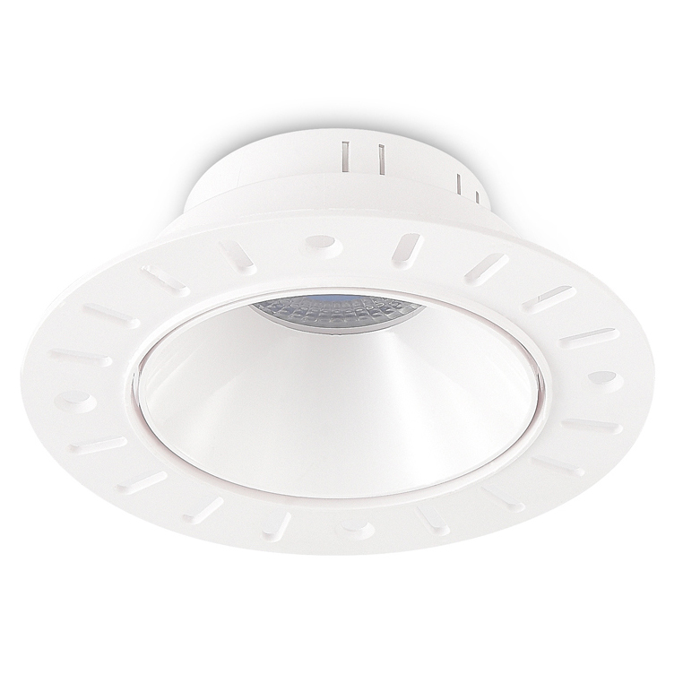 Светильник встраиваемый под LED-лампу с цоколем GU10 D110xH40мм IP20,  белый,  без лампы