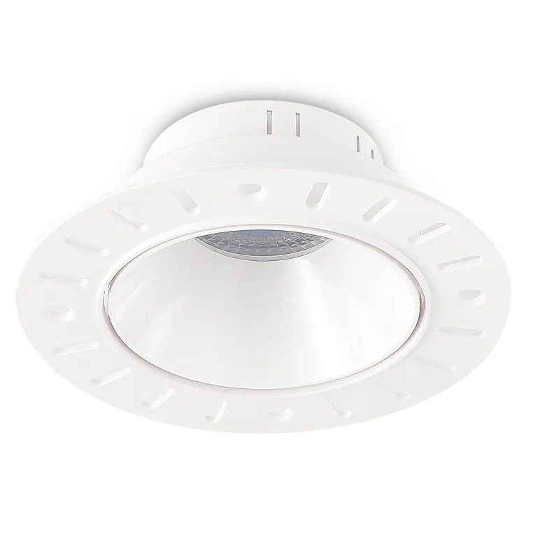 Светильник встраиваемый под LED-лампу с цоколем GU10 D110xH40мм IP20,  белый,  без лампы