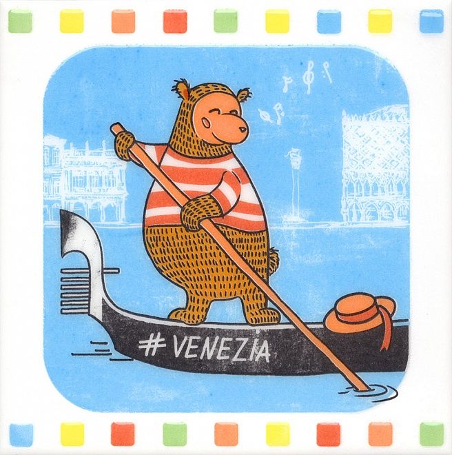 Керамическая плитка Kerama Marazzi Декор Большое путешествие Venezia 20х20