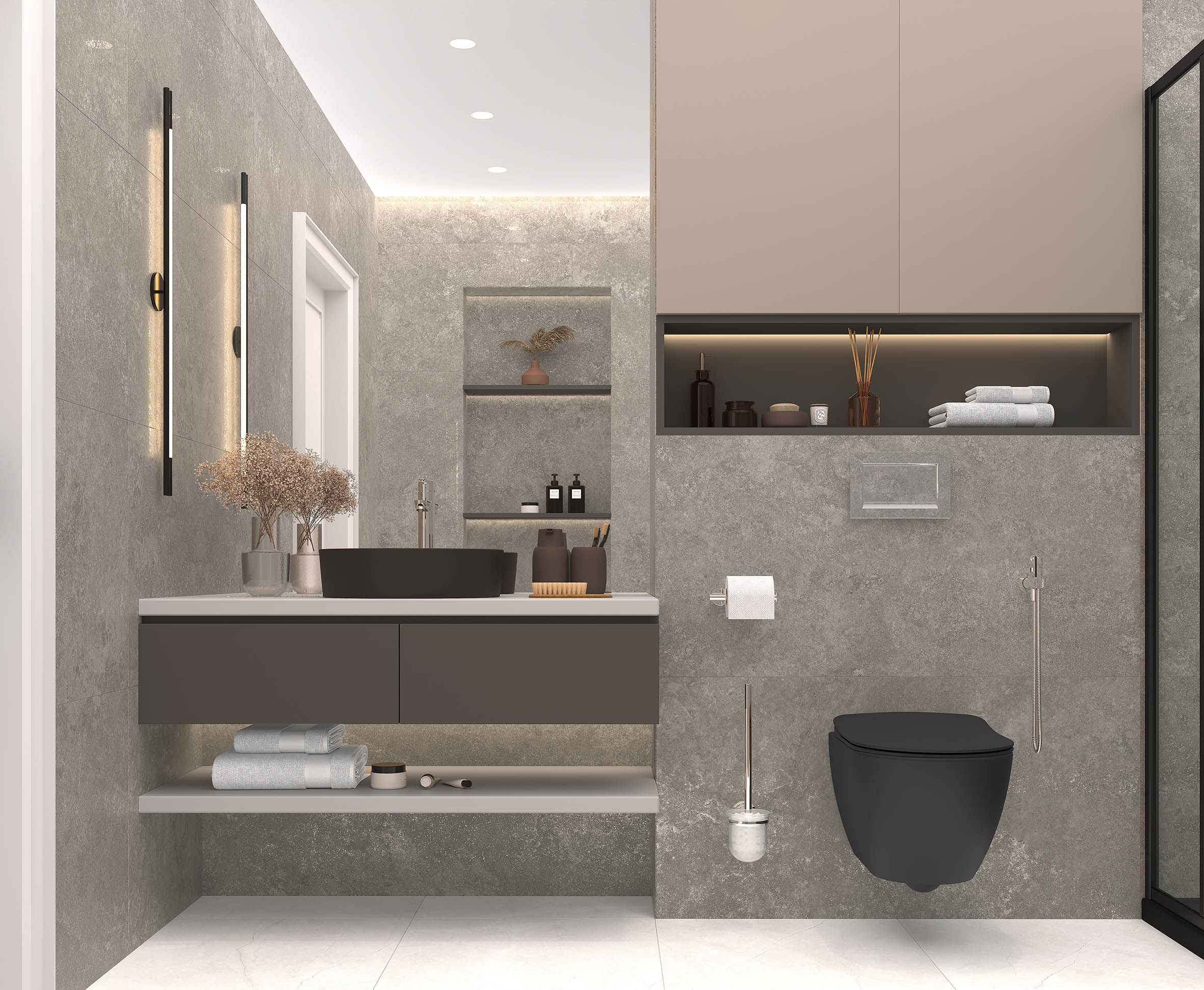 Capri gris Керамогранит серый Сатинированный Карвинг 60x60